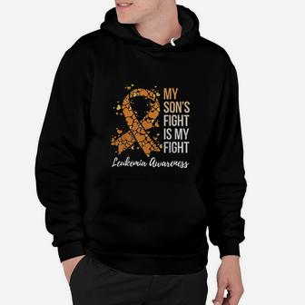 My Sons Fight Is My Fight Leukemia Awareness Hoodie - Seseable
