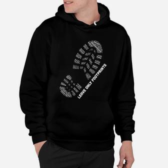 National Parks Boot Print Listing All National Parks Hoodie - Seseable