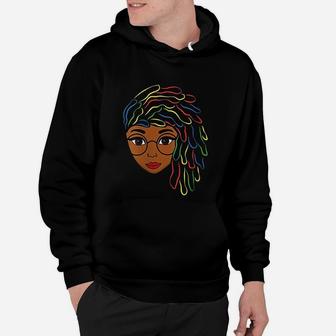 Natural Hair Strong Black Women Beautiful Afro Gift Hoodie - Seseable