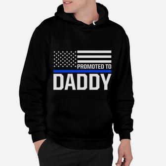 New First Time Dad To Be Daddy Police Law Enforcement Hoodie - Seseable