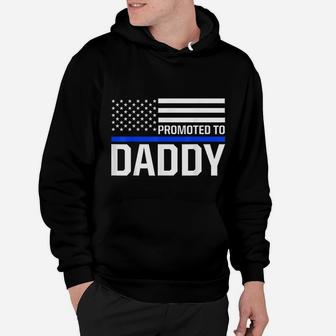 New First Time Dad To Be Police Law Enforcement Daddy Hoodie - Seseable