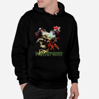 Night Of The Chicken Dead Hoodie - Seseable