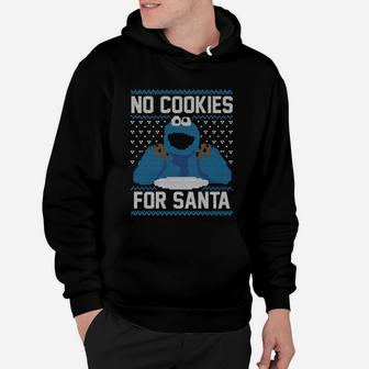 No Cookies For Santa Ugly Christmas Hoodie - Seseable