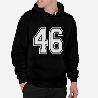 Number 46 T Shirt Age Sports Player Jersey Number Hoodie - Seseable