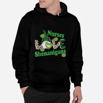 Nurses Shenanigans St Patricks Day Irish Gnome Hoodie - Seseable