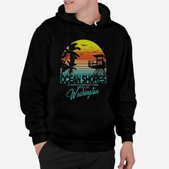 Ocean Shores Washington Beach Shirt Hoodie - Seseable