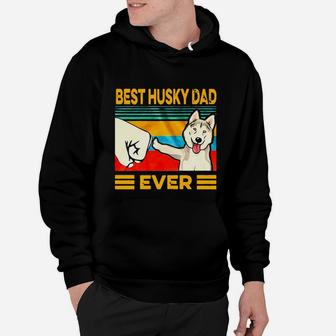 Official Best Husky Dad Ever Vintage Shirt Hoodie - Seseable