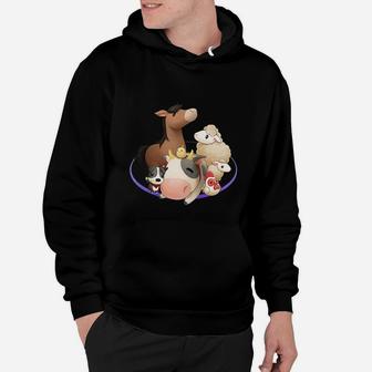 Official Harvest Moon Animal Friends T-shirt Hoodie - Seseable