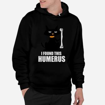 Official I Found This Humerus Cats Humorous Halloween Hoodie - Seseable