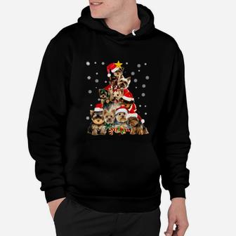 Official Yorkie Christmas Tree Xmas Gift For Yorkie Dog Shirt Hoodie - Seseable