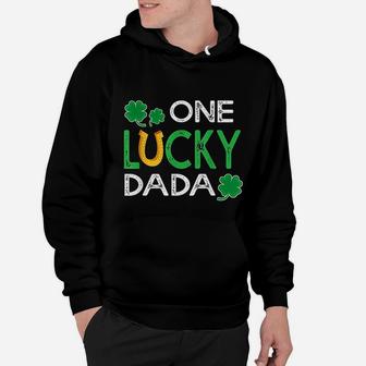 One Lucky Dada St Patricks Day, dad birthday gifts Hoodie - Seseable