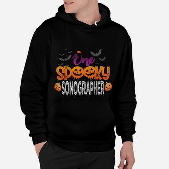 One Spooky Sonographer Halloween Costume Gift Hoodie - Seseable