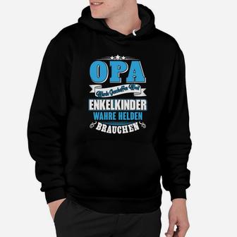 Opa Enkelkinder Helden Hoodie, Wahre Heldengeschichten Tee - Seseable