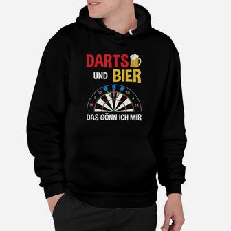 Optimized Darts und Bier Freizeit Hoodie, Motiv 'Das gönn ich mir' für Dartspieler - Seseable