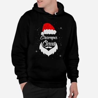 Original Funny Christmas Grampa Santa Hat Matching Family Xmas Gifts Sweater Hoodie - Seseable
