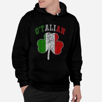 Otalian St Patricks Day Italian Italy Flag Italia Hoodie | Seseable UK