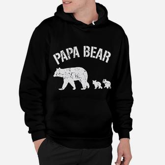 Papa Bear Baby Bear, dad birthday gifts Hoodie - Seseable