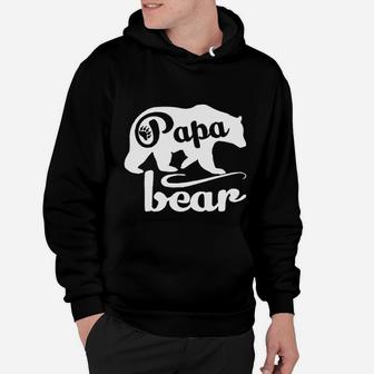 Papa Bear Fathers Day Papa, best christmas gifts for dad Hoodie - Seseable
