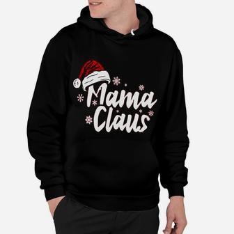 Papa Claus And Mama Claus Santa Hat Christmas Hoodie - Seseable