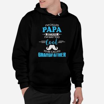 Papa Cool To Be Grandfather, best christmas gifts for dad Hoodie - Seseable