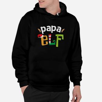 Papa Elf Elf Squad Dad Family Christmas Matching Hoodie - Seseable