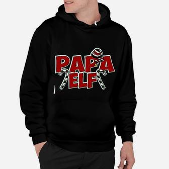 Papa Elf Simple Design Hoodie - Seseable