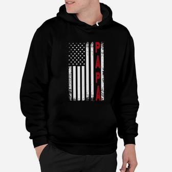 Papa Flag Fathers Day From Sons Or Daugheter Hoodie - Seseable