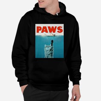 Paws Kitten Meow Parody Funny Hoodie - Seseable