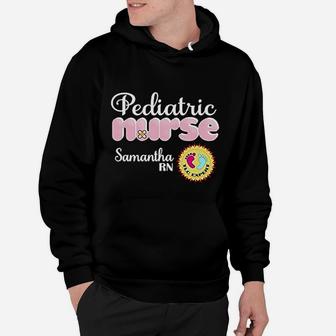 Pediatric Nurse With Name, funny nursing gifts Hoodie - Seseable