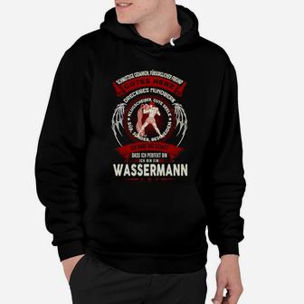 Personalisiertes Feuerwehr-Hoodie Sternzeichen Wassermann Motiv - Seseable