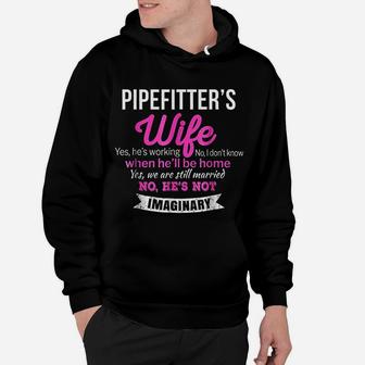 Pipefitter Wife Gift Funny Wedding Anniversary Hoodie - Seseable