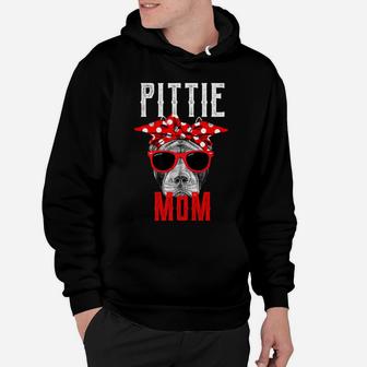 Pitbull Dog Loversmothers Day Gift Pittie Mom Hoodie - Seseable