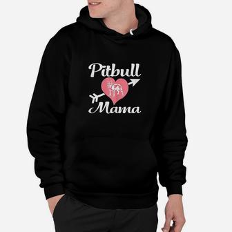 Pitbull Mama Pit Bull Lover Owner Gifts Dog Pittie Mom Hoodie - Seseable
