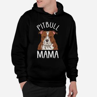 Pitbull Mom Pitbull Mama Hoodie - Seseable