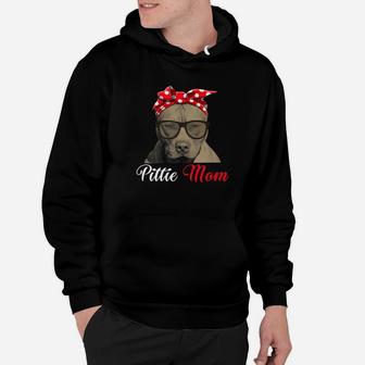 Pittie Mom Shirt For Pitbull Dog Lovers Mothers Day Gift Hoodie - Seseable