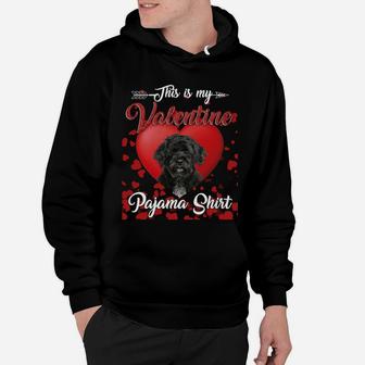 Portuguese Water Dog Lovers This Is My Valentine Pajama Shirt Great Valentines Gift Hoodie - Seseable
