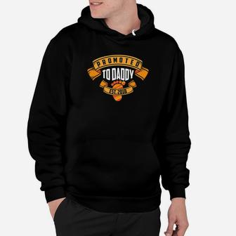 Promoted To Daddy Est 2018 Shirt Cute Future New Dad Gift Hoodie - Seseable