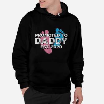 Promoted To Daddy Est 2020, dad birthday gifts Hoodie - Seseable