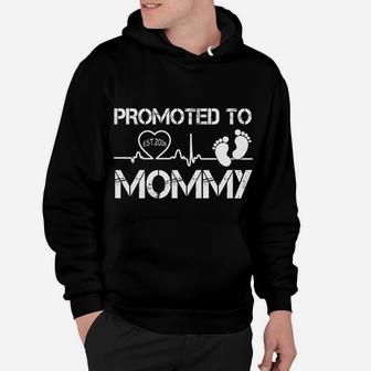 Promoted To Mommy Est 2018 Mommy To Be Gift Hoodie - Seseable