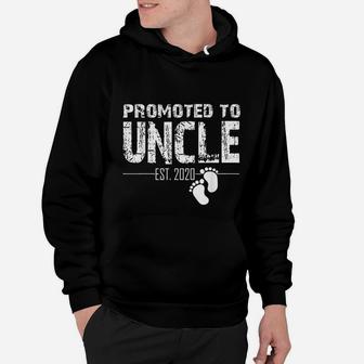 Promoted To Uncle Fathers Day, dad birthday gifts Hoodie - Seseable