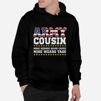 Proud Army Cousin Military Cousin My Hero Hoodie - Seseable