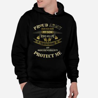 Proud Army Mom Army Mother birthday Hoodie - Seseable