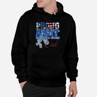 Proud Army National Guard Dad Usa Flag Fathers Day Shirt Hoodie - Seseable