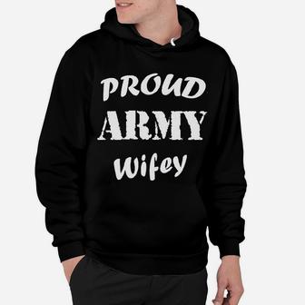 Proud Army Wifey Hoodie - Seseable