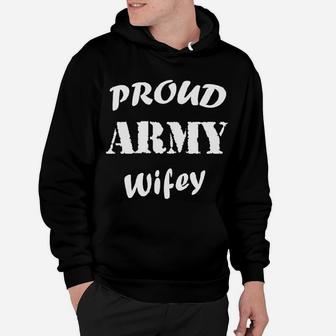 Proud Army Wifey Hoodie - Seseable