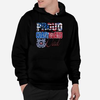 Proud Coast Guard Dad Patriotic Shirt Fathers Day Men Hoodie - Seseable