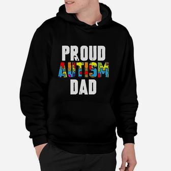 Proud Dad Awareness Dad Gifts For Him Hoodie - Seseable