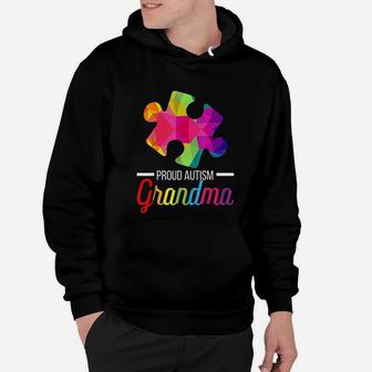 Proud Grandma Support Grandmother Hoodie - Seseable