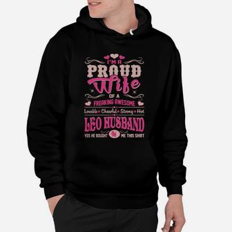 Proud Wife Of Leo Husband He Bought Me This Shirt T-shirt1 Hoodie - Seseable