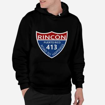 Puerto Rico Rincon 413 Road To Happiness T-shirt Hoodie - Seseable